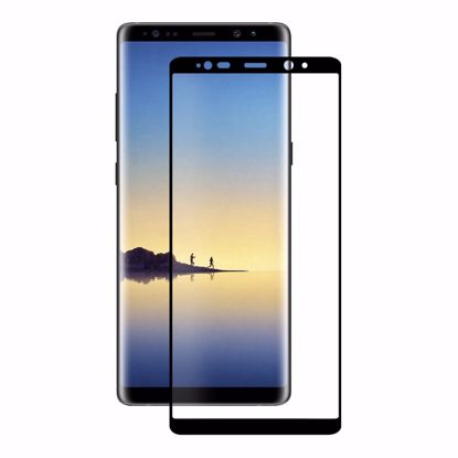 Picture of Eiger Eiger 3D GLASS Case Friendly Tempered Screen Protector for Samsung Galaxy Note 8 in Clear/Black