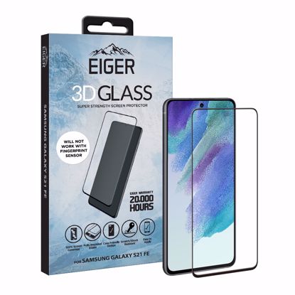 Picture of Eiger Eiger GLASS 3D Screen Protector for Samsung Galaxy S21 FE Smart Lock