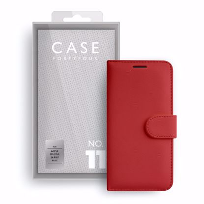 Picture of Case FortyFour Case FortyFour No.11 for Apple iPhone 14 Pro Max in Cross Grain Red