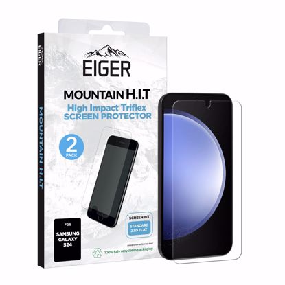 Picture of Eiger Eiger Mountain H.I.T Screen Protector (2 Pack) for Samsung S24