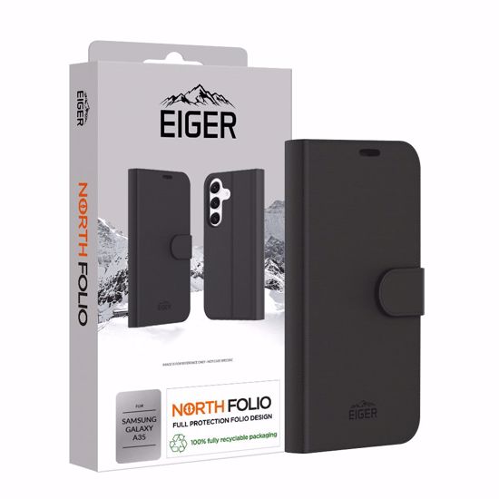 Picture of Eiger Eiger North Folio Case Samsung A35 in Black
