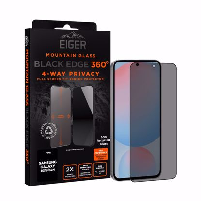 Picture of Eiger Eiger Mountain Black Privacy EDGE 360 Screen Protector for Samsung S25/ S24