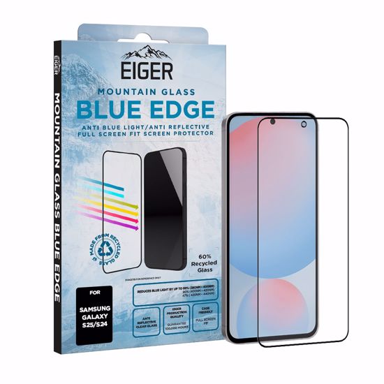 Picture of Eiger Eiger GRS Mountain Blue EDGE Screen Protector for Samsung S25/ S24
