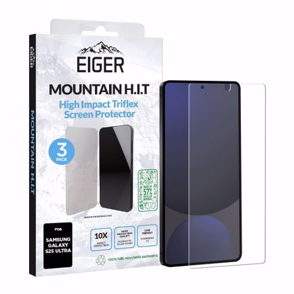 Picture of Eiger Eiger Mountain H.I.T Screen Protector 3 Pack for Samsung S25 Ultra