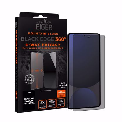 Picture of Eiger Eiger Mountain Black Privacy EDGE 360 Screen Protector for Samsung S25 Ultra