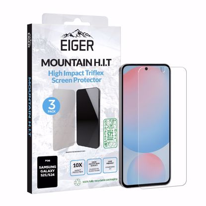 Picture of Eiger Eiger Mountain H.I.T Screen Protector 3 Pack for Samsung S25/ S24