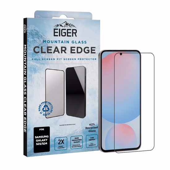 Picture of Eiger Eiger GRS Mountain Glass CLEAR EDGE Screen Protector for Samsung S25/ S24