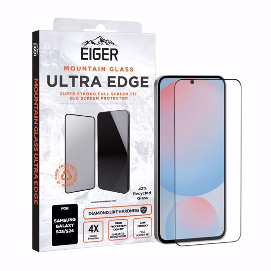 Picture of Eiger Eiger GRS Mountain Glass Ultra EDGE Screen Protector for Samsung Galaxy S25/ S24